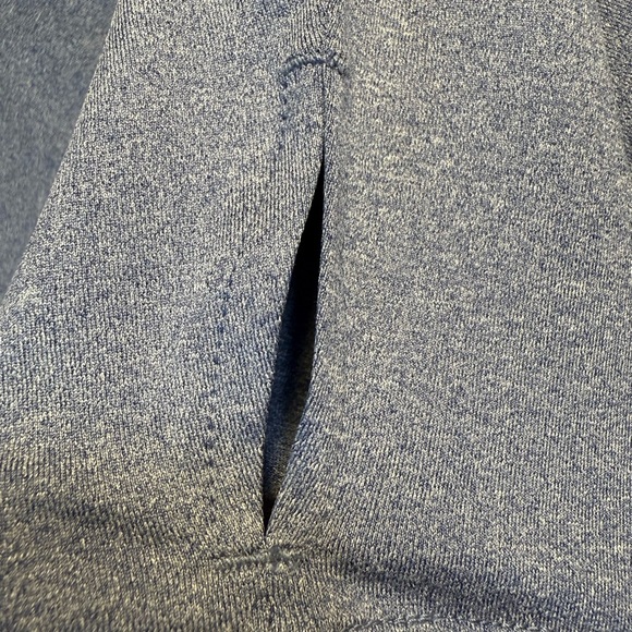 NWT Drake Men's Lightweight Blue Quarter-Zip Pullover - Picture 4 of 10